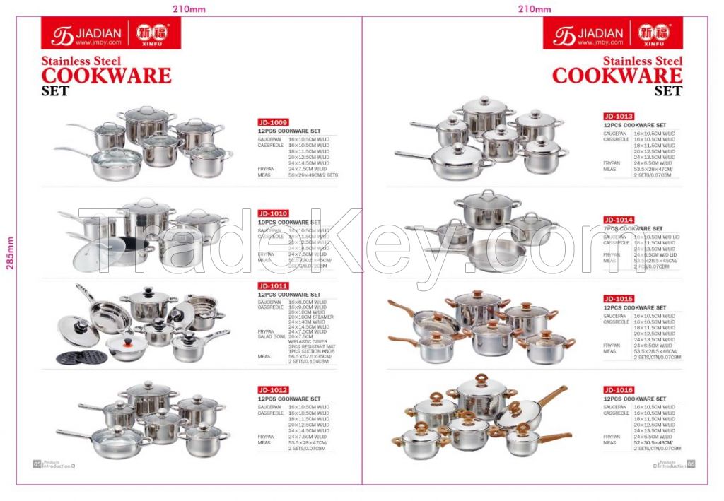 STAINLESS STEEL COOKWARE STOCK POT