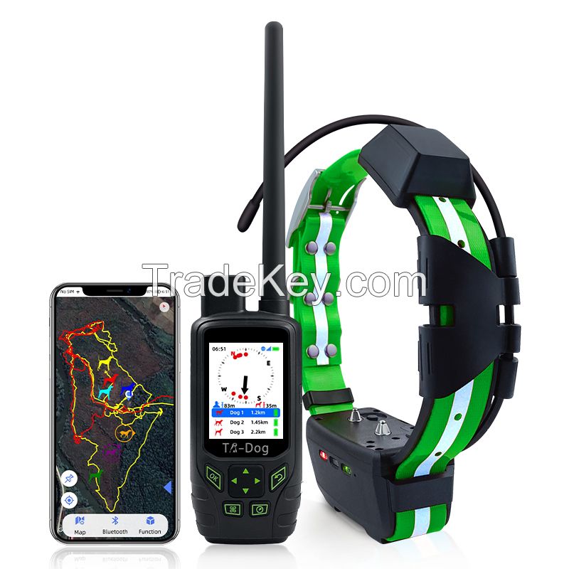 Best Price tr dog Houndmate 100 Dog Tracking System Collar Bundle and training System for hunting dog
