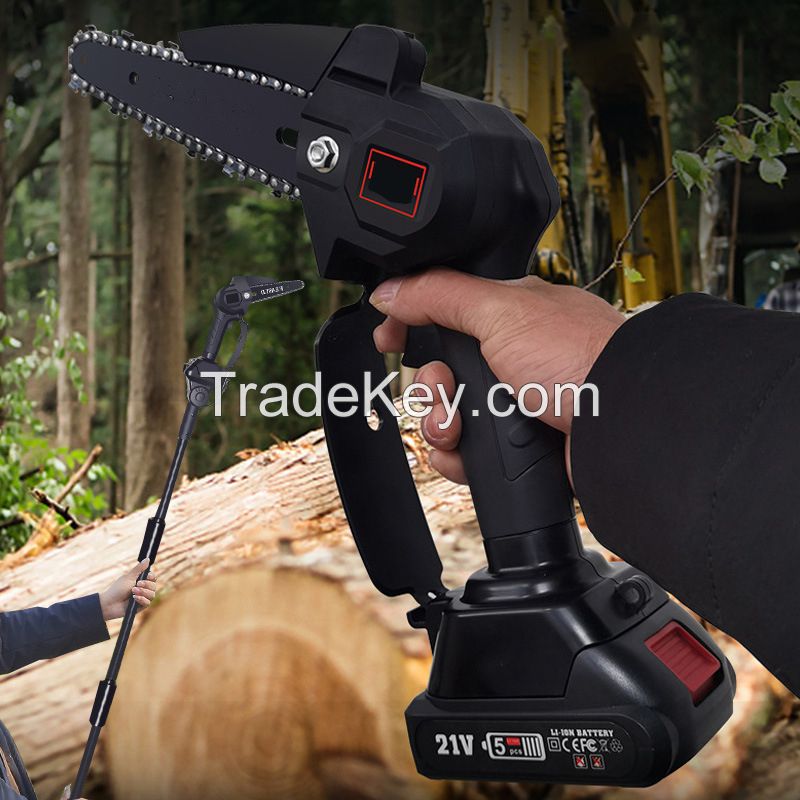 Electric outdoor garden home high branch saw OEM Chainsaw folding portable chainsaw Chain saw with extension rod