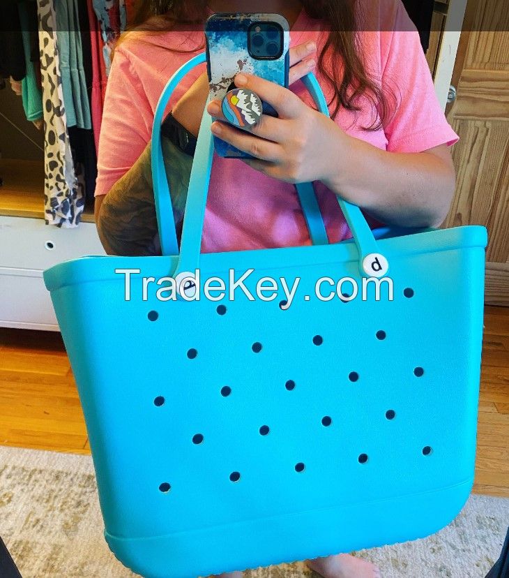 Bogg Bag Silicone Beach X Large Light Tote Handbags 2023 Factory High Quality EVA Bags with Insert Accessories for Wholesale