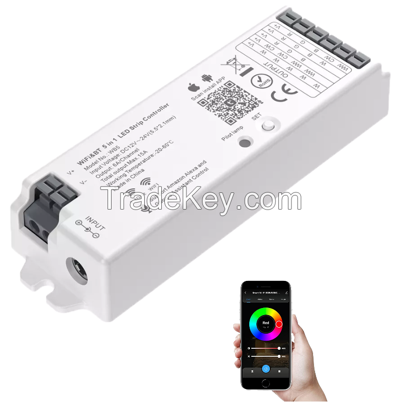 WiFi&BT 5 in 1 LED controller