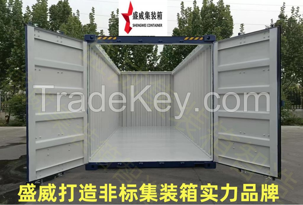 open top container        railway container