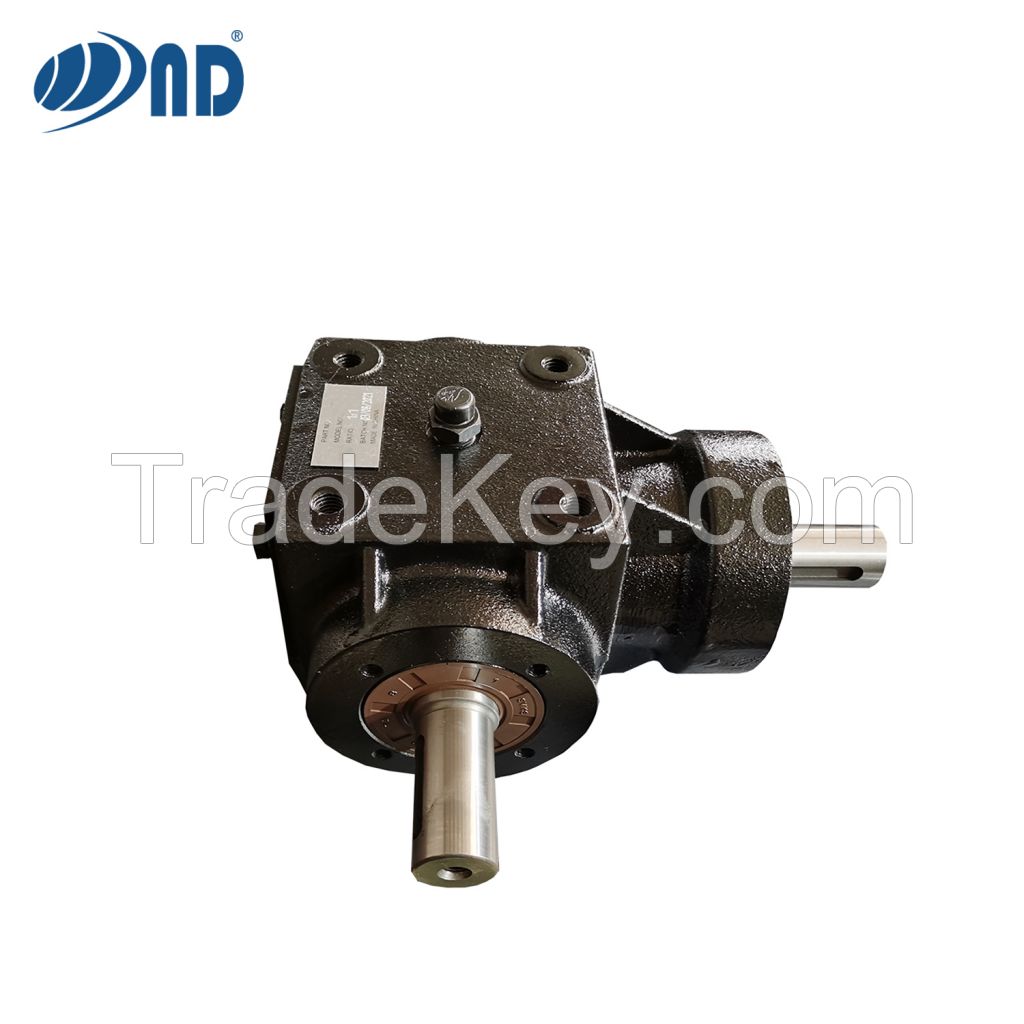 90 degree gearbox atv multiplier Bevel gear speed increasing gearbox for farming machinery