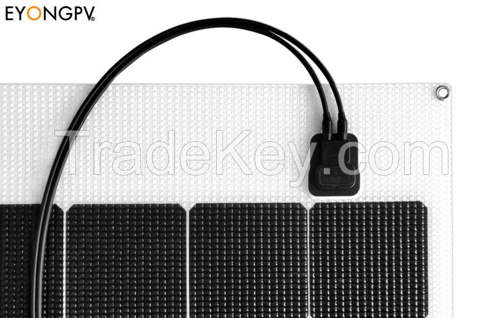 170W Flexible Bendable Solar Panel for Roof Marine RV Cabin Van Car