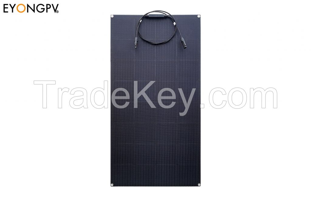 120W All Full Black Flexible Bendable Solar Panel