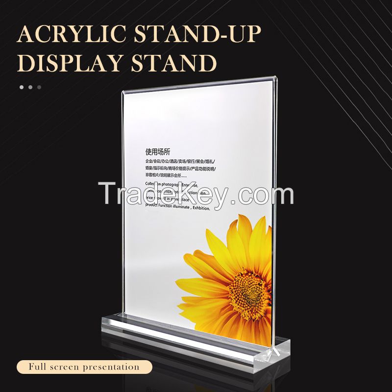 Senchun Acrylic Display Stand  Standing Signdisplay Stand Bookshelf Display Stand Customized Products