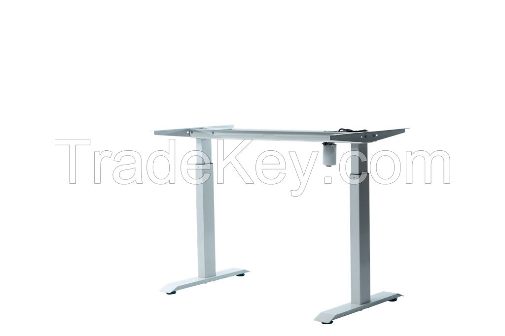 Ergonomic Electric Height Adjustable Desk with Single Motor