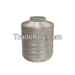 100% polyester twisted yarn warp yarn FDY 90d/36f 600 tpm semi dull raw white