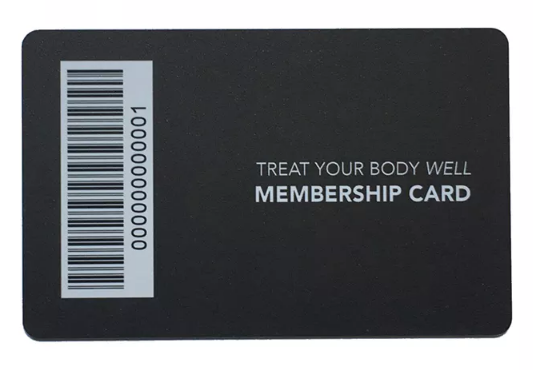 Customized PVC Membership Card Loyalty Card Barcode Card Gift Card MBC001