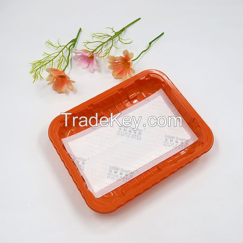 Meat Absorbent soaking Pads Dri Lock 72 Grams 180*100mm for Kitchen and Shop
