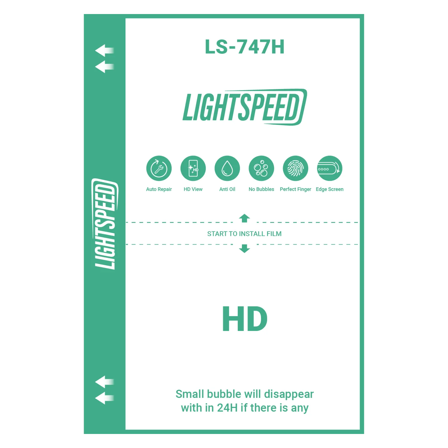 LS-747H HD Hydraulic Film 180MM*120MM For Film Cutting Machine