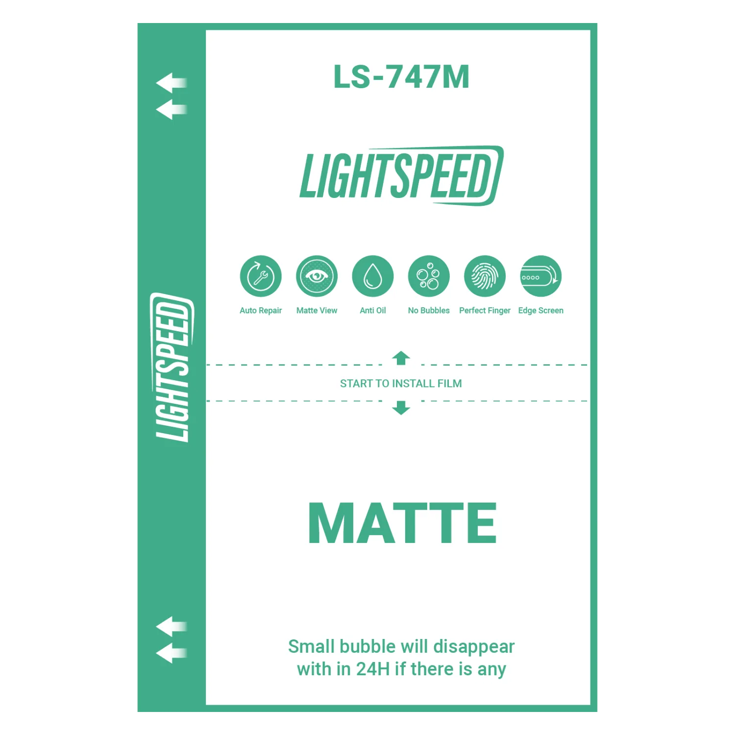 Lightspeed LS-747M MATTE Flexible Hydrogel Film 180MM*120MM