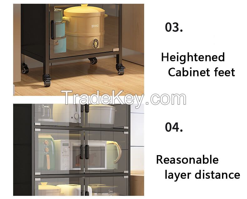 Floor glass cabinet