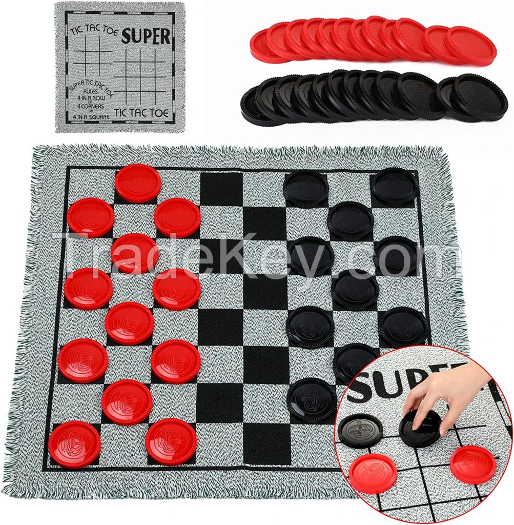 Three-in-one multifunctional chess blanket