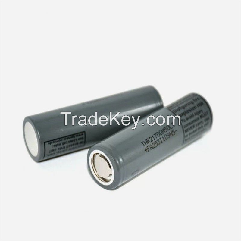 Newest full rechargeable lithium ion battery 21700 3.7v M50LT 5000mah for electric bike li-ion 21700 battery