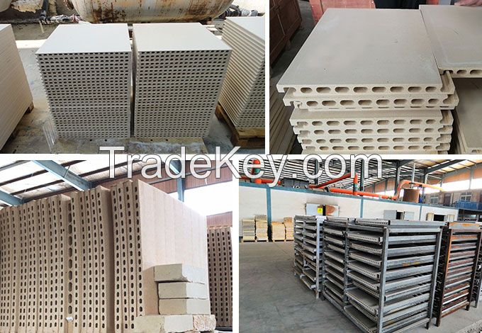 Refractory Extruded batts for sanitary ware kiln