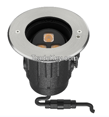 Ip67 3w~40w Led Beam Adjustable Underground Lights With Waterstop Connector