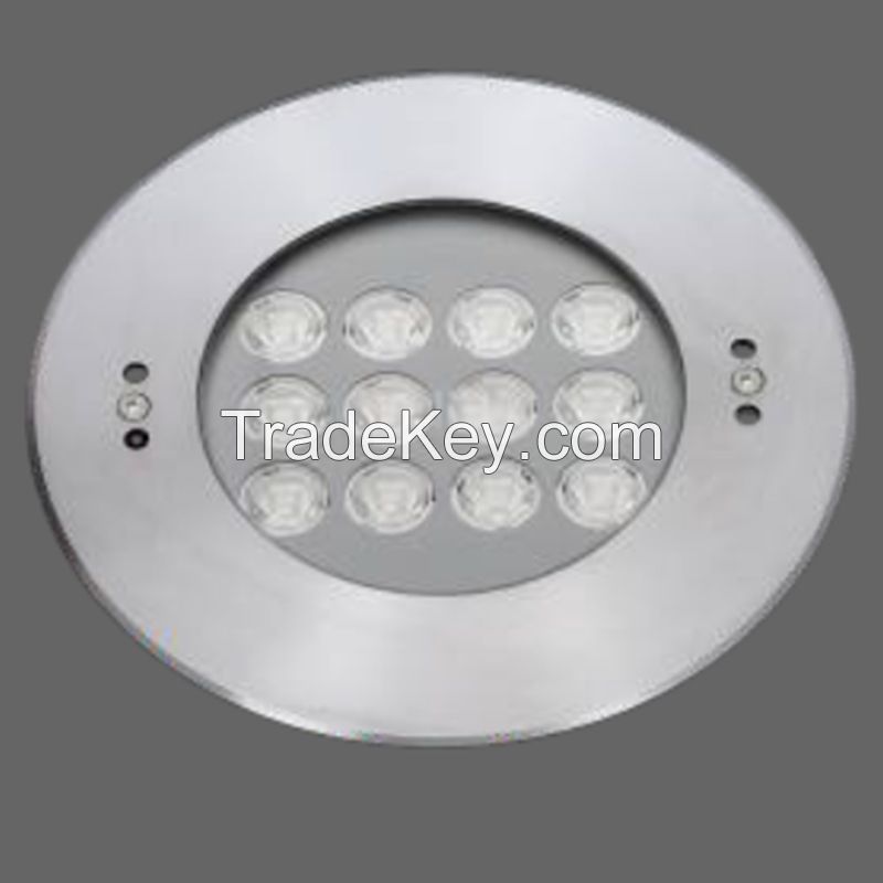 IP68 3W~40W LED Recessed Underwater Lights With Waterstop Connector