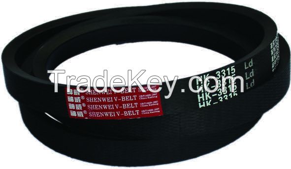 Rubber v belt manufacturing agricultural belt PK HB sizes combine machine high quality