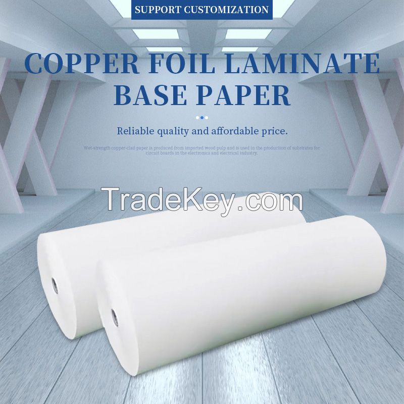 Wet strength copper-covered base paper, Size, gram weight, smoothness, whiteness and so on can be customized