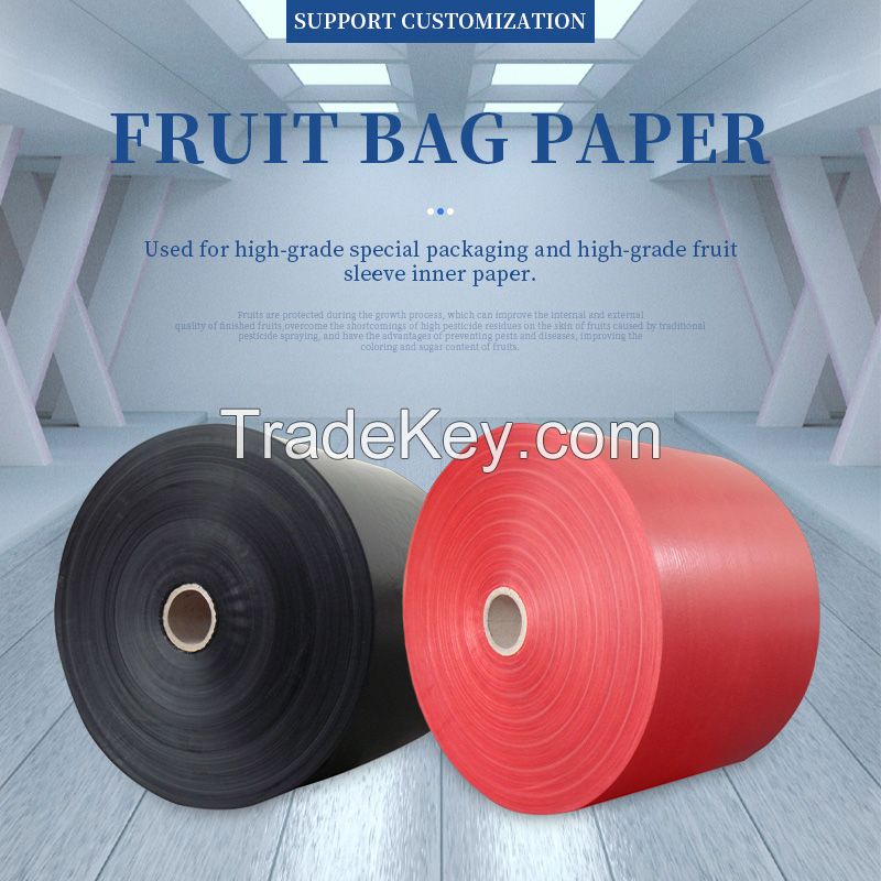 Fruit Bag Paper, Size, Gram Weight, Smoothness, Whiteness And So On Can Be Customized