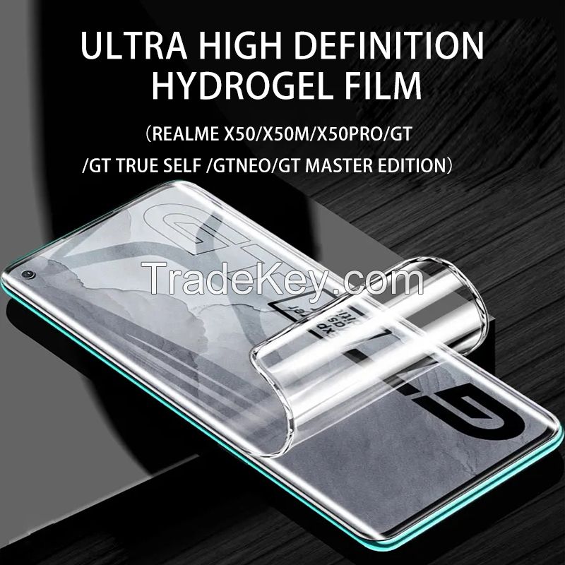 Suitable for REALME X50/X50M/X50PRO/GT/GT True Me/GTNEO/GT Master Edition Ultra HD Eye Protection Anti-fingerprint Anti-scratch Mobile Phone Film Hydrogel Film