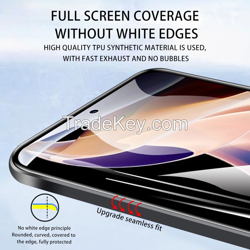 Suitable for Redmi 9A/NOTE 9 PRO/NOTE 9S/NOTE11 PRO Ultra HD eye protection anti-fingerprint anti-scratch mobile phone film hydrogel film