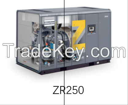 Pre-owned Atlas Copco oil free air compressor ZR250 water cooling