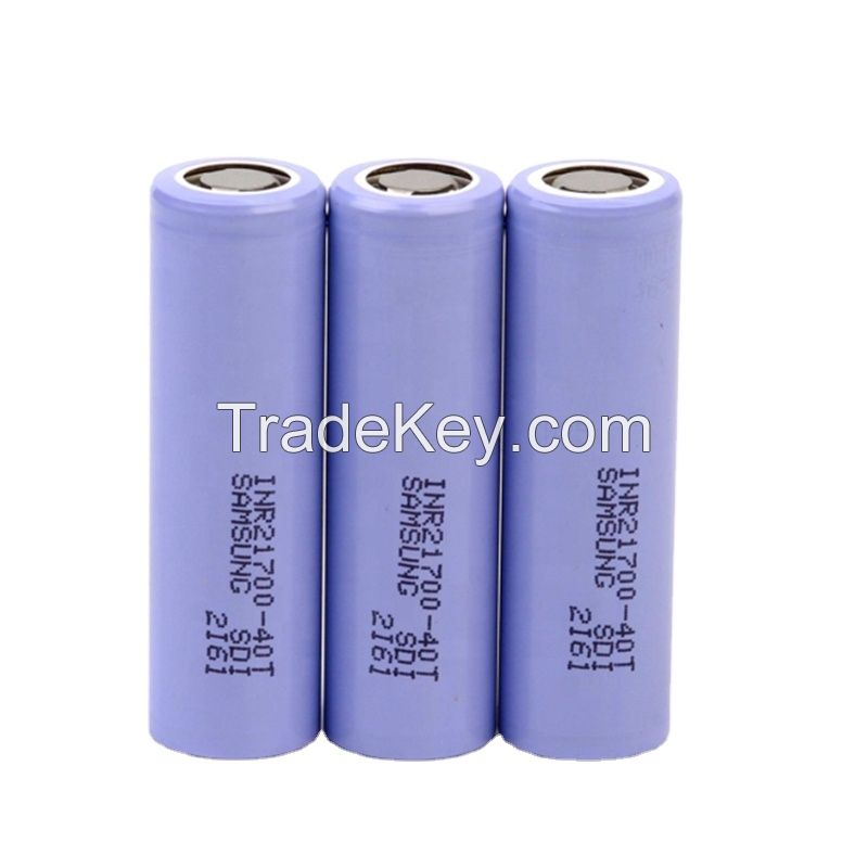 High discharge 21700 battery inr21700 3.7V lithium ion  3750mAh Samsung 40T li ion battery electric bicyle battery