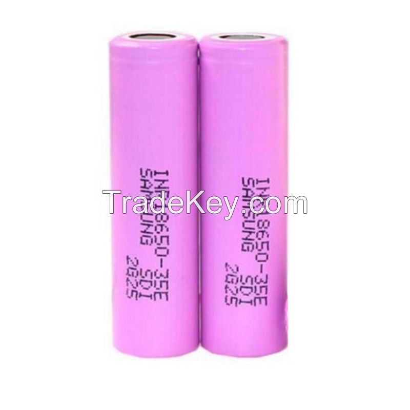 High quality lithium cell 18650 battery 3500mah Samsung 35E 10A 18650 battery electric bicyle battery