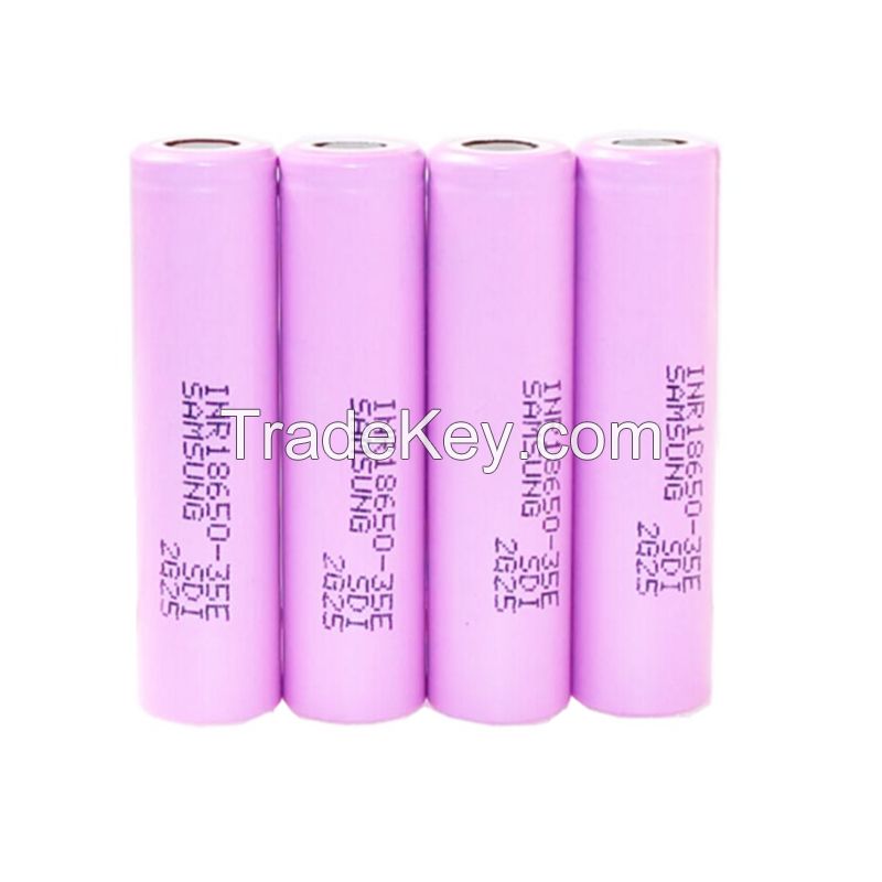 High quality lithium cell 18650 battery 3500mah Samsung 35E 10A 18650 battery electric bicyle battery