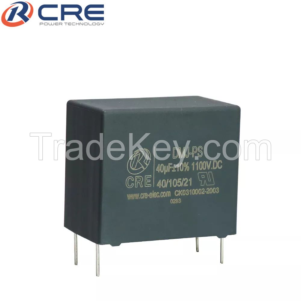 0.75uF 1000V DC metalized polypropylene snubber film capacitor for IGBT