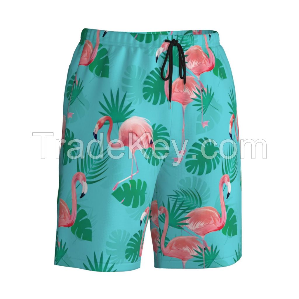 Custom Men's Beach Shorts - Personalized Swim Trunks