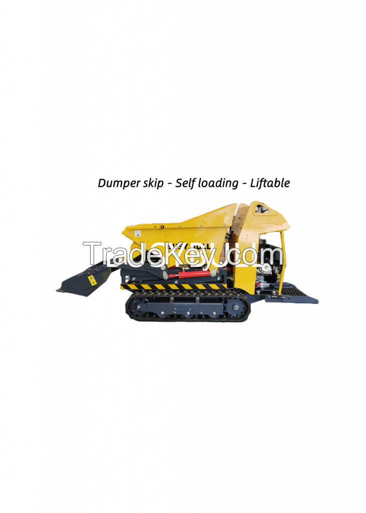 mini Liftable Self-loading crawler Dumper