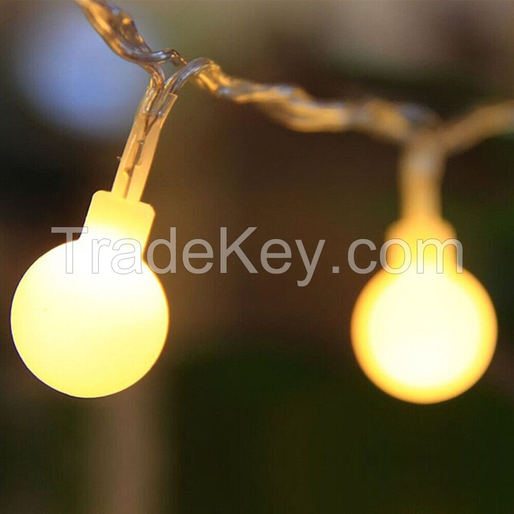 LED Frosted ball String Light