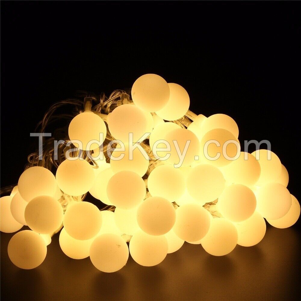 LED Frosted ball String Light