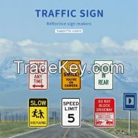 Traffic signs traffic signs road signs speed limit signs road signs warning signs reflective slow down 60cm