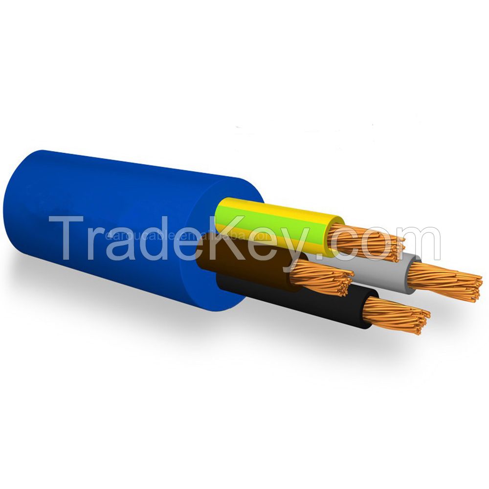 4 Core 4mm Flexible PVC Copper Electrical Wire Cable Fiber Optic Explosion Proof Multi Core CAT6 Cables 1KM Price