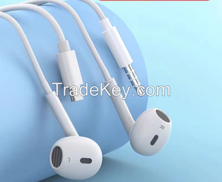 Earphone Cable Earphone Type-c port 3.5mm round hole for all models