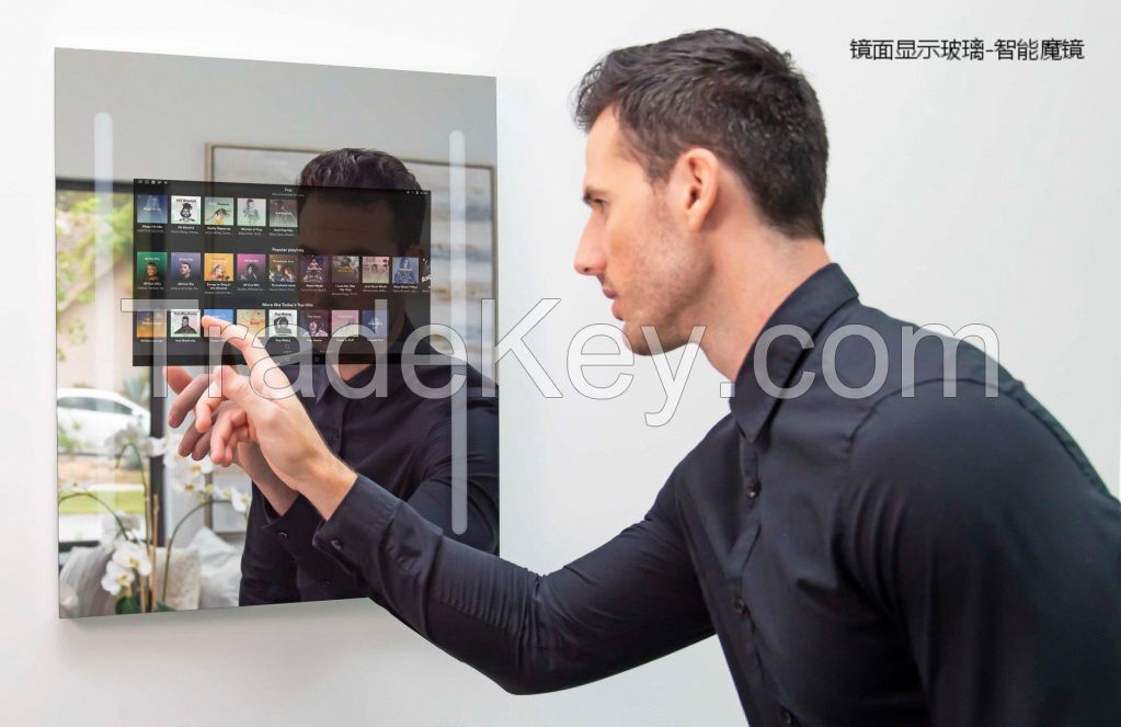 Non-conductive touch-screen glass