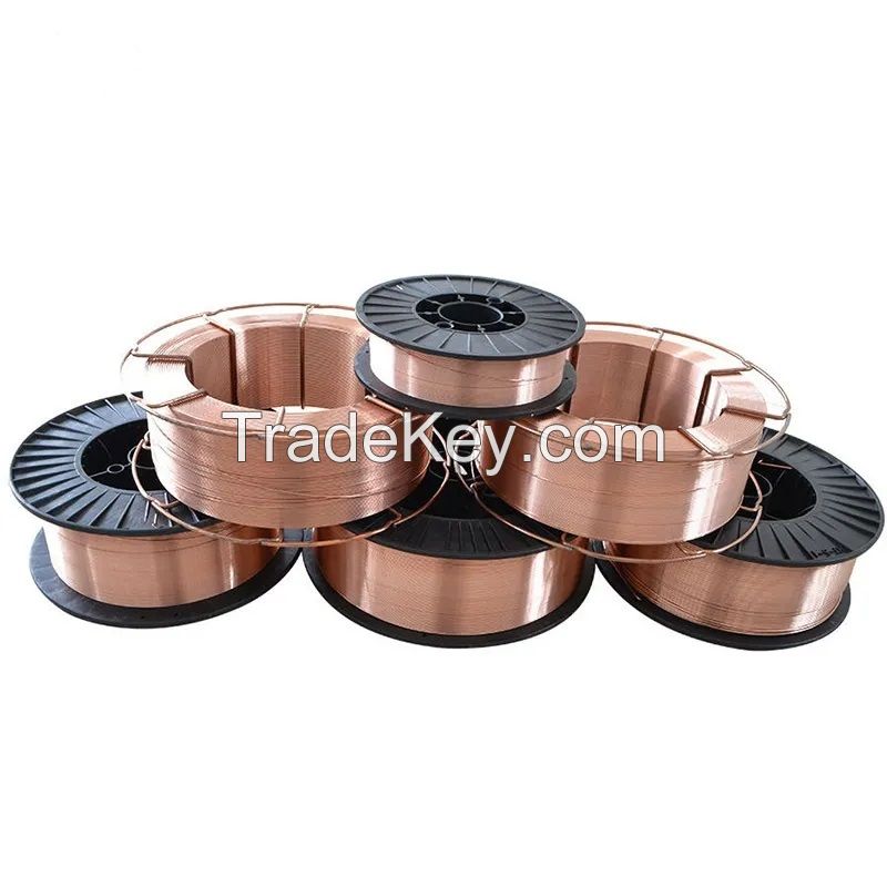 Cheap 0.8MM 1.0MM 1.2MM 1.6MM Plastic Metal Spool Gas Protection Copper Coated MIG CO2 ER70S-6 Welding Wire