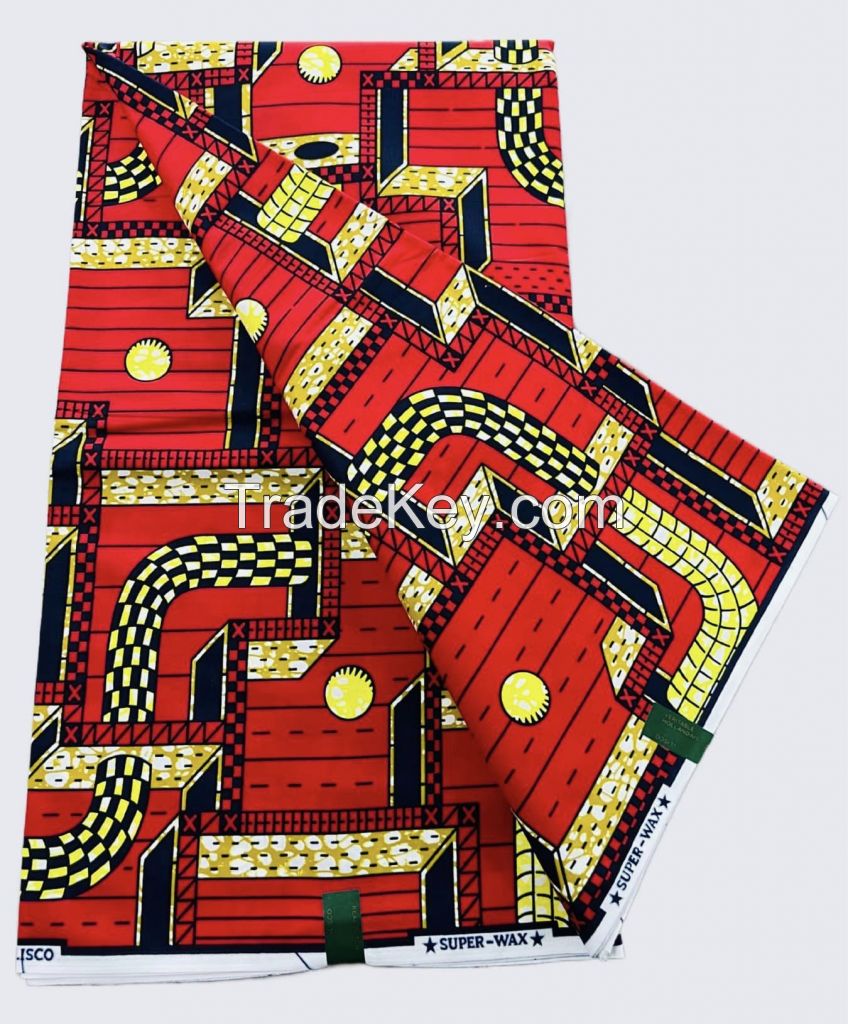 100% cotton African wax print fabric 28*28 90*76