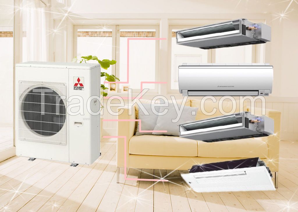 CR central air conditioning household living room frequency conversion large 2 hp air duct machine one tow one embedded hidden living room air conditioner