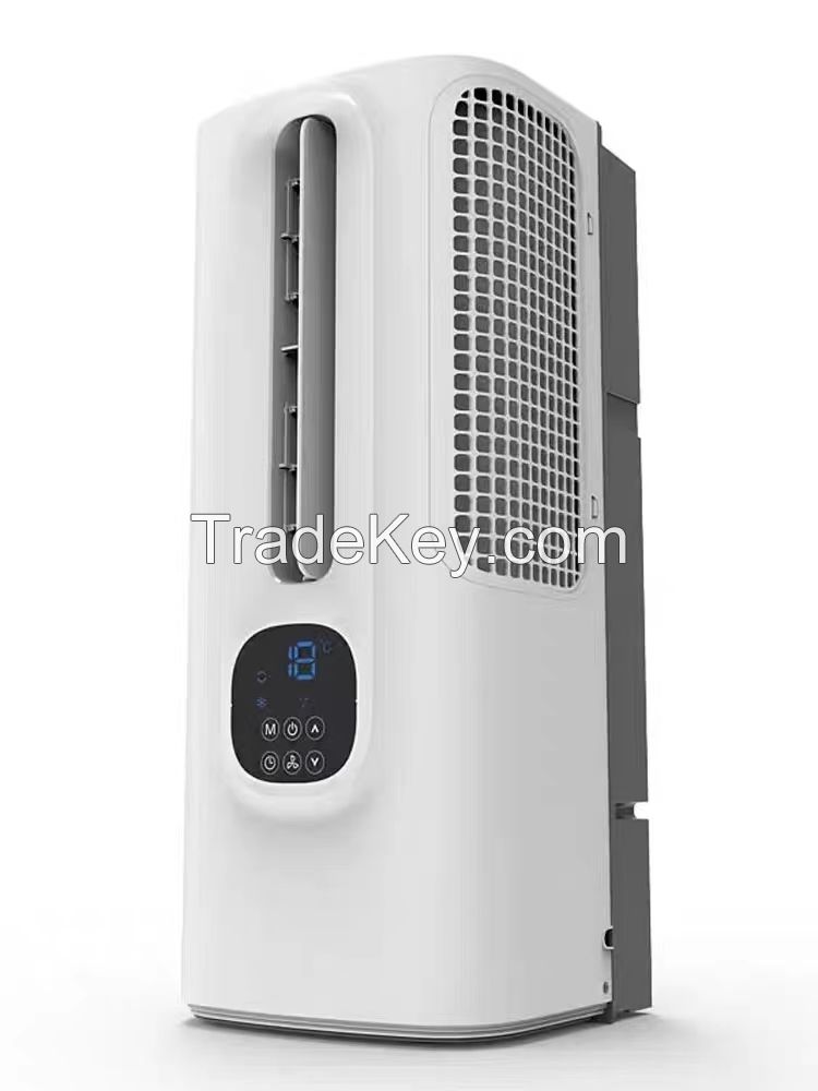 CR inverter window machine, air conditioner, single cooling integrated machine, no external unit, no punching, no hole installation, mobile window type small household