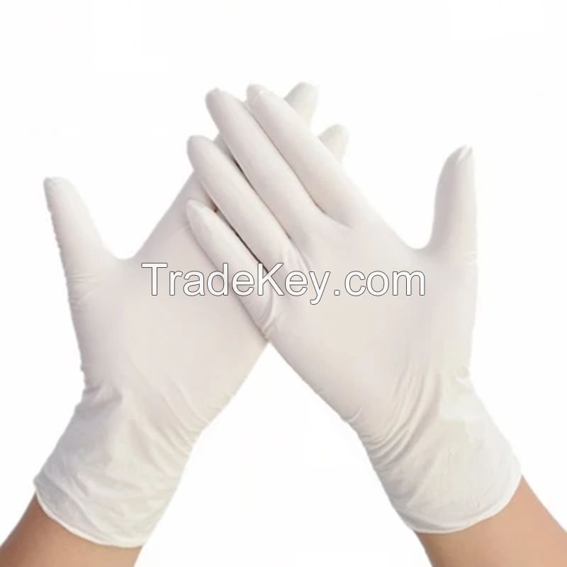 Disposable latex gloves powder free made in malaysia 