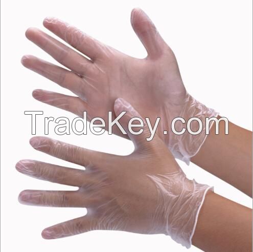 Disposable vinyl gloves powder free for food grade 