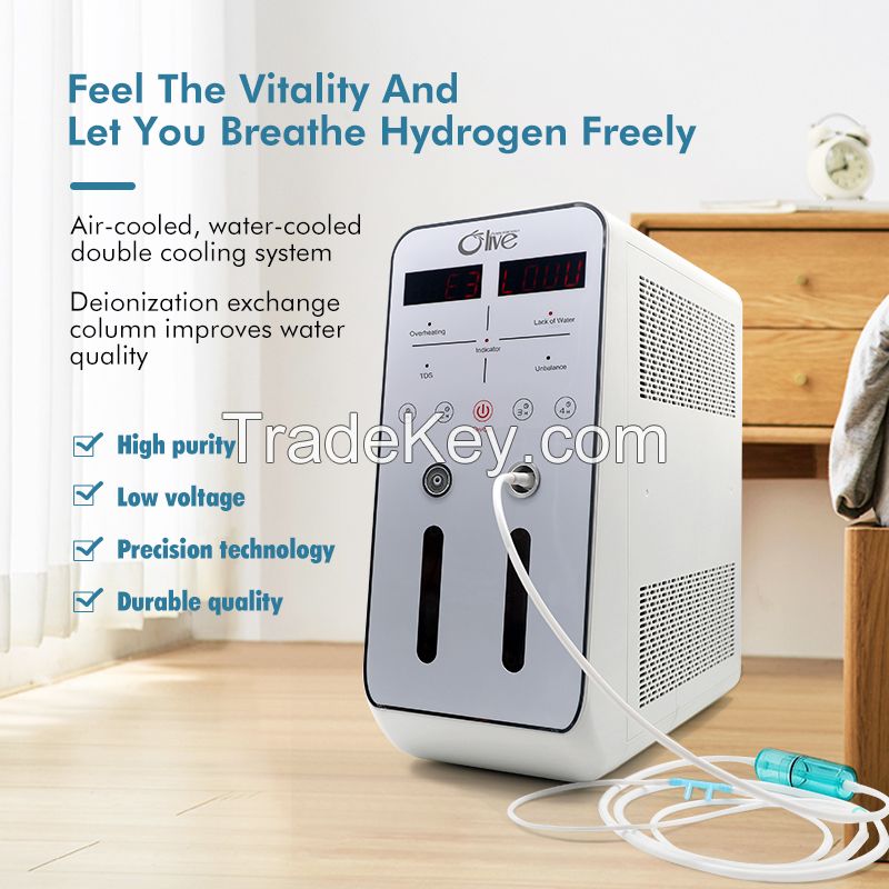 New Mini Portable 600ml 300ml PEM Portable Hydrogen Inhalation Machine with 99.99% Hydrogen for Home