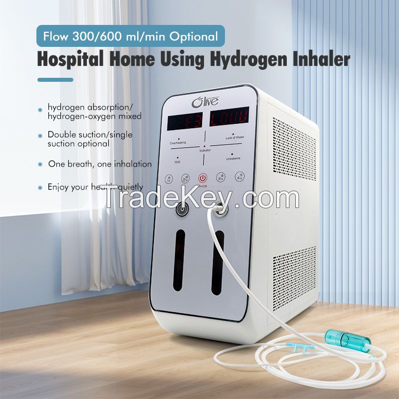 New Mini Portable 600ml 300ml PEM Portable Hydrogen Inhalation Machine with 99.99% Hydrogen for Home