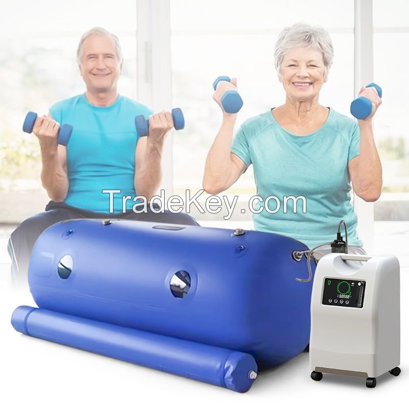 Wholesale Portable Soft Lying Hyperbaric Oxygen O2 Chamber 1.5ata Inflatable Hyperbaric Oxygen Therapy Chamber