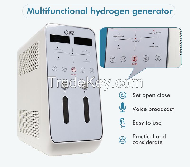 New Mini Portable 600ml 300ml PEM Portable Hydrogen Inhalation Machine with 99.99% Hydrogen for Home